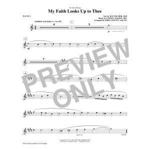 My Faith Looks Up To Thee - Flute 2