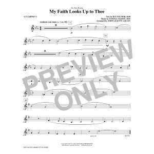 My Faith Looks Up To Thee - A Clarinet 1