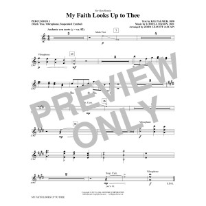 My Faith Looks Up To Thee - Percussion 1