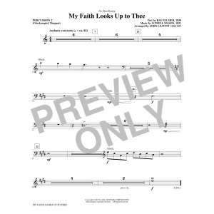 My Faith Looks Up To Thee - Percussion 2