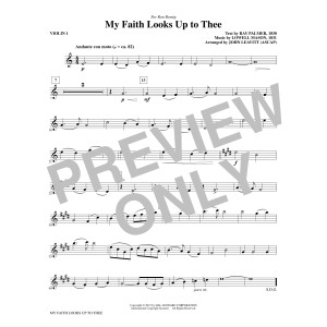 My Faith Looks Up To Thee - Violin 1