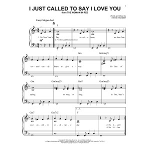 I Just Called To Say I Love You