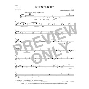 Silent Night - Violin 1