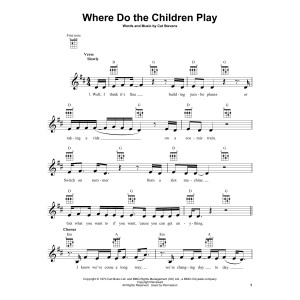 Where Do The Children Play