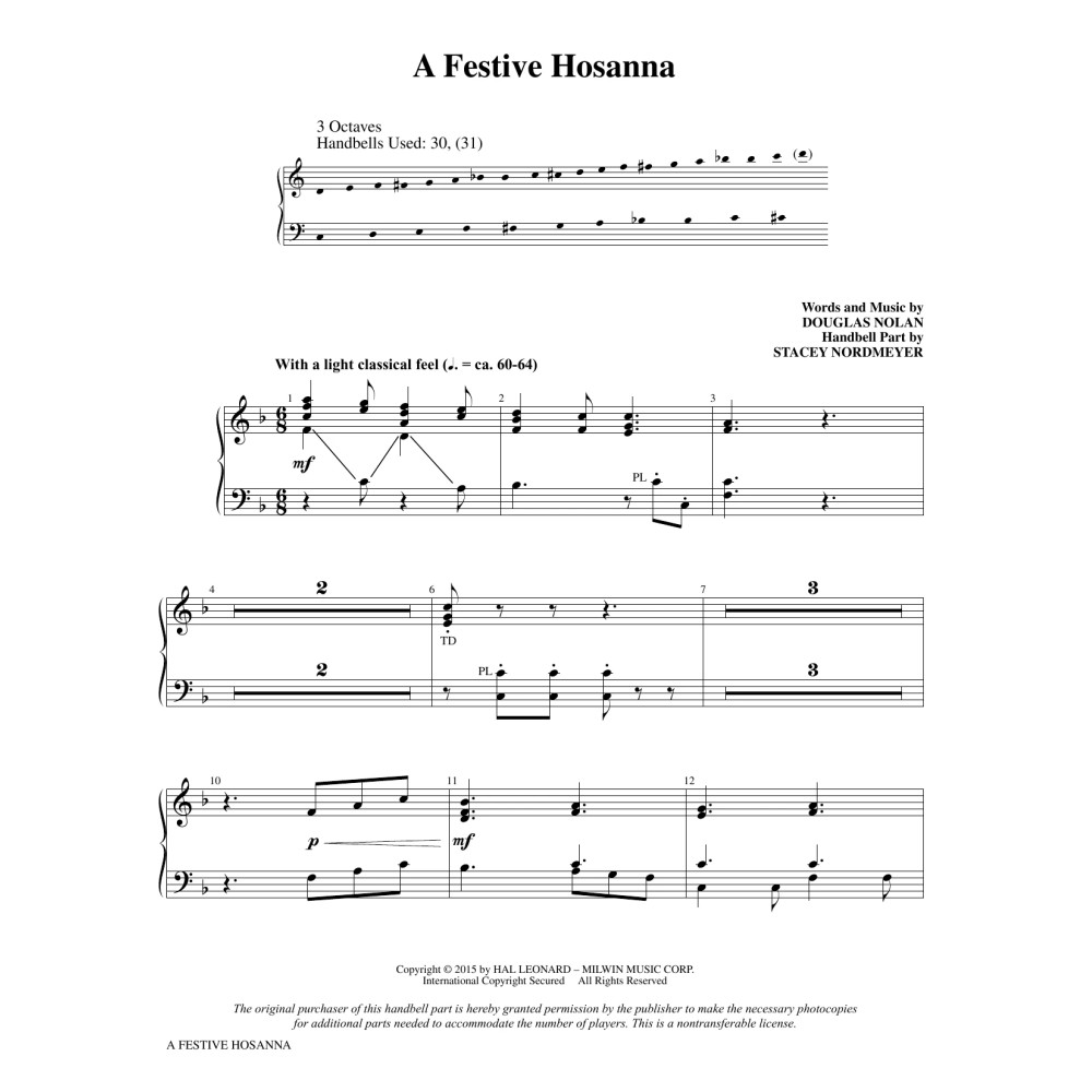 A Festive Hosanna - Handbells