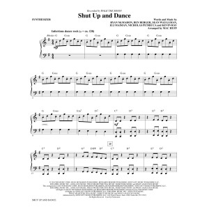 Shut Up and Dance (arr. Mac Huff) - Synthesizer