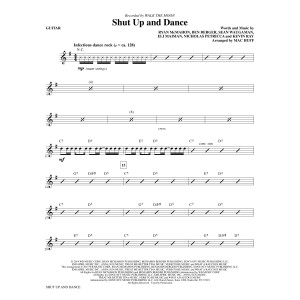 Shut Up and Dance (arr. Mac Huff) - Guitar