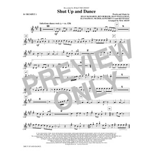 Shut Up and Dance (arr. Mac Huff) - Bb Trumpet 1
