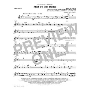 Shut Up and Dance (arr. Mac Huff) - Bb Trumpet 2