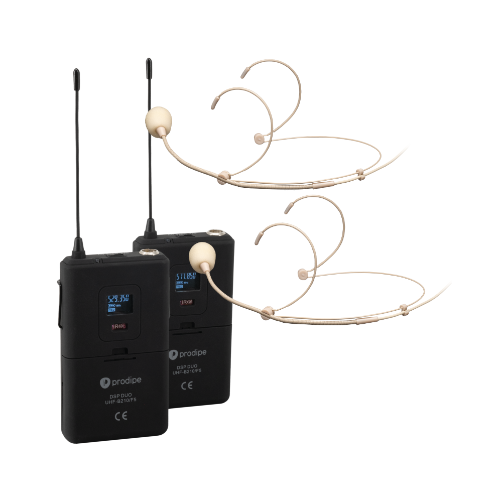 AURICULARES DOBLES UHF B210 DSP V2