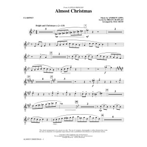 Almost Christmas - Clarinet