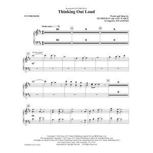 Thinking Out Loud (arr. Ed Lojeski) - Synthesizer