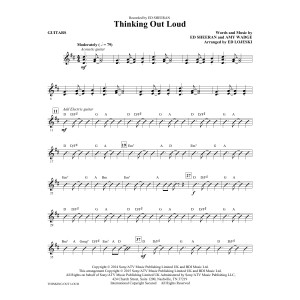 Thinking Out Loud (arr. Ed Lojeski) - Guitar
