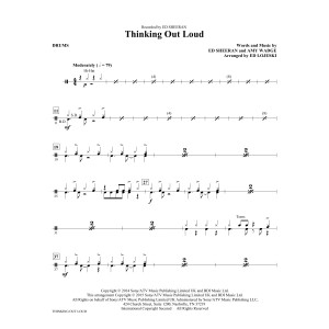 Thinking Out Loud (arr. Ed Lojeski) - Drums