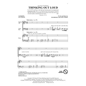 Thinking Out Loud (arr. Ed Lojeski)
