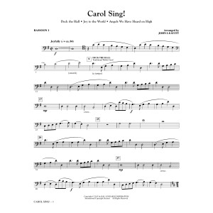 Carol Sing! - Bassoon 1