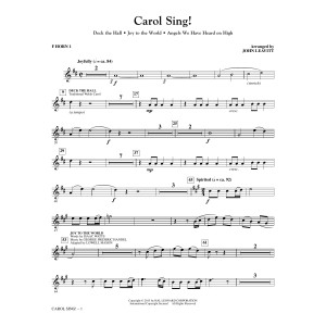 Carol Sing! - F Horn 1