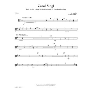 Carol Sing! - Viola