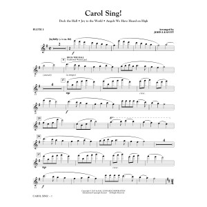Carol Sing! - Flute 1