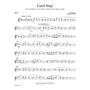 Carol Sing! - Oboe 2
