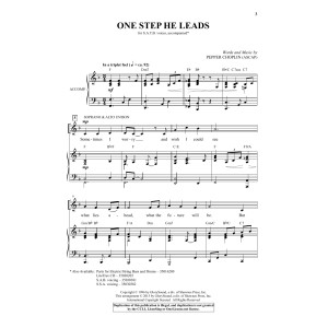 One Step He Leads
