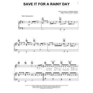 Save It For A Rainy Day