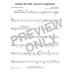 Down by the Salley Gardens - Convertible Bass Line