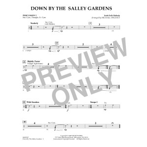Down by the Salley Gardens - Percussion 2