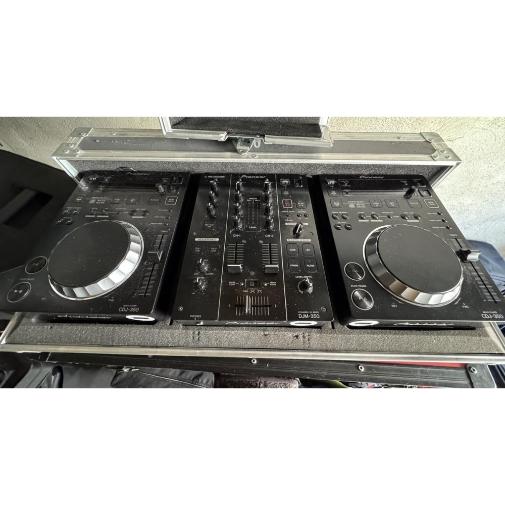 Pioneer DJ Mesa de mezclas CDJ-350 y DJM-350