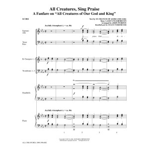 All Creatures, Sing Praise - Full Score