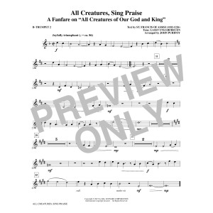 All Creatures, Sing Praise - Bb Trumpet 2