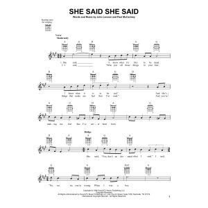 She Said She Said