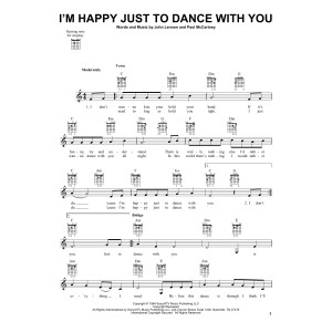 I'm Happy Just To Dance With You