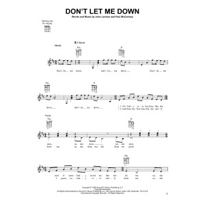 Don't Let Me Down