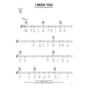 I Need You