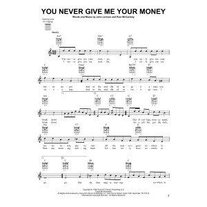 You Never Give Me Your Money