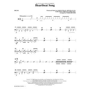 Heartbeat Song (arr. Mark Brymer) - Drums
