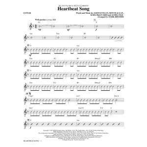 Heartbeat Song (arr. Mark Brymer) - Guitar