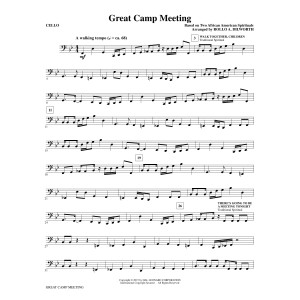 Great Camp Meeting (arr. Rollo Dilworth) - Cello
