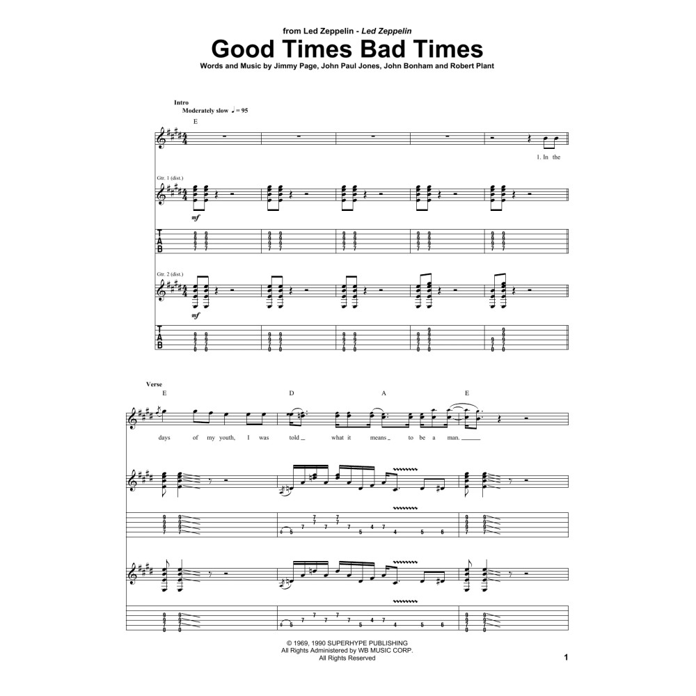Good Times Bad Times