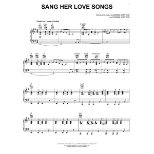 Sang Her Love Songs