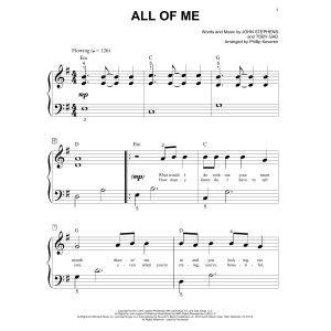 All Of Me (arr. Phillip Keveren)