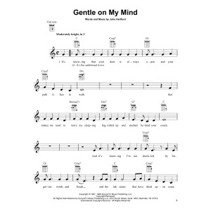 Gentle On My Mind