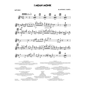 I Mean Monk - Alto Sax 1