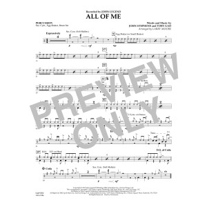 All of Me - Percussion