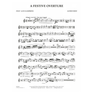 A Festive Overture - 2nd Eb Alto Saxophone