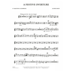 A Festive Overture - Eb Baritone Sax