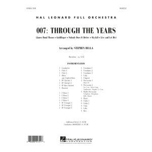 007: Through The Years - Conductor Score (Full Score)