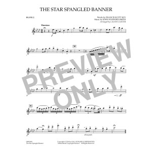 The Star Spangled Banner - Flute 2