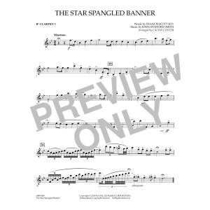 The Star Spangled Banner - Bb Clarinet 1